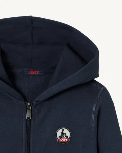Sweat A Capuche Enfant En Coton Biologique Marine Tijuana*JOTT Hot