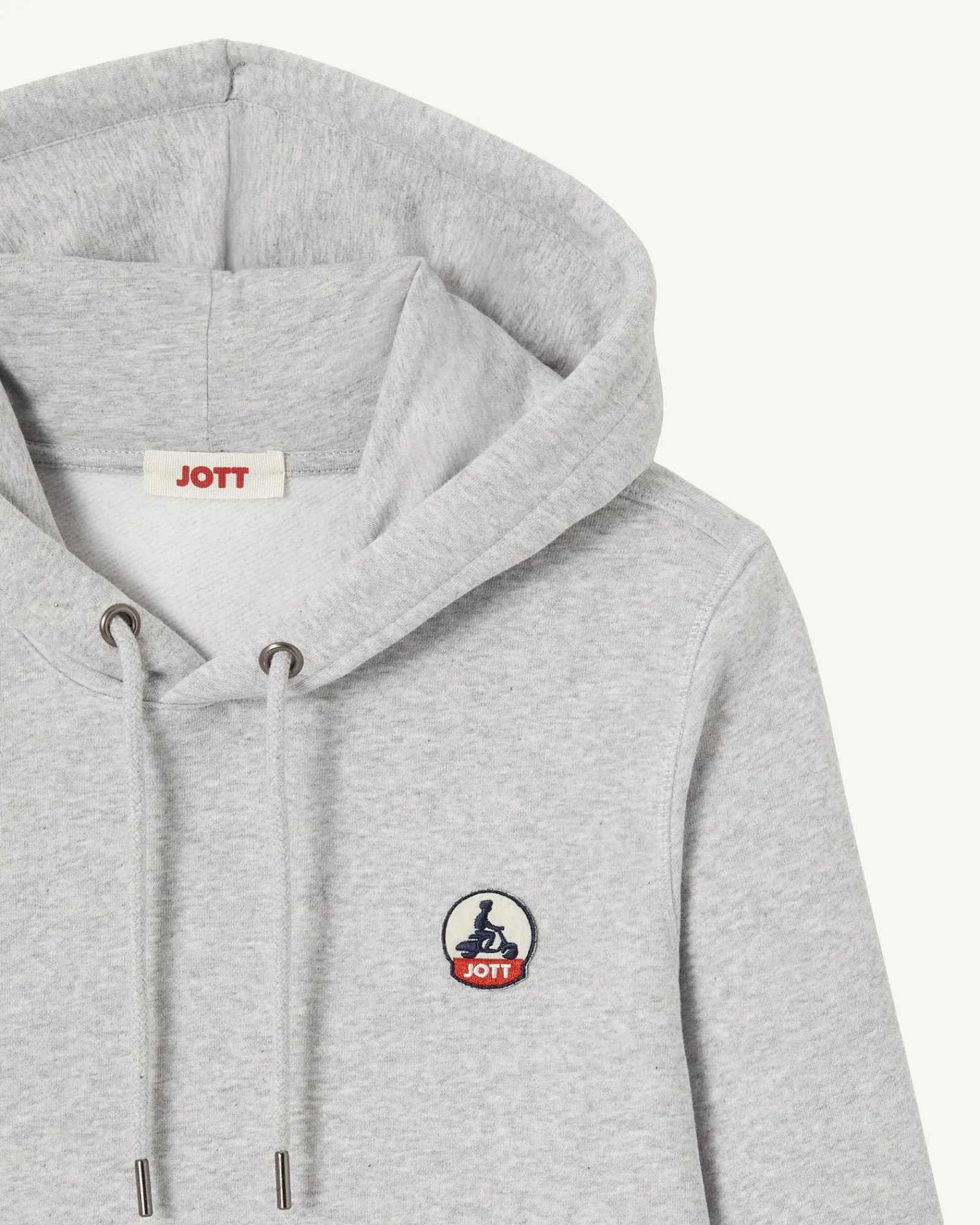 Sweat A Capuche Femme En Coton Biologique Gris Chine Livia*JOTT Hot
