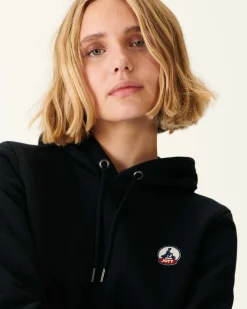 Sweat A Capuche Femme En Coton Biologique Noir Livia*JOTT Clearance
