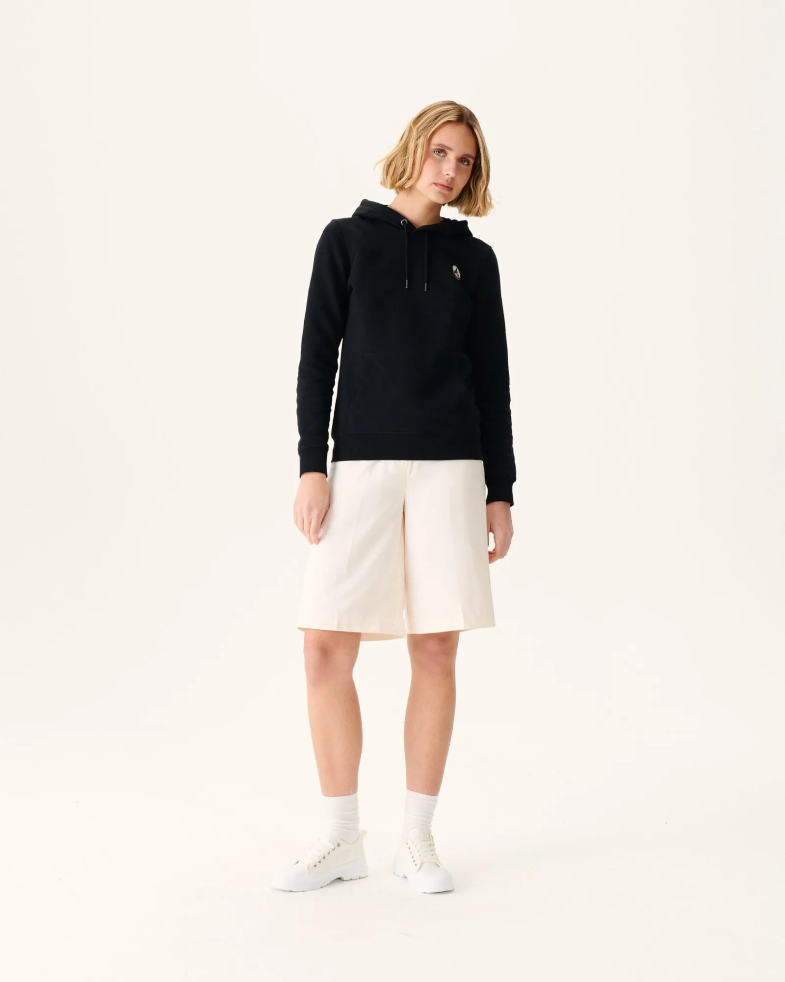 Sweat A Capuche Femme En Coton Biologique Noir Livia*JOTT Clearance