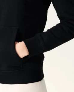 Sweat A Capuche Femme En Coton Biologique Noir Livia*JOTT Clearance