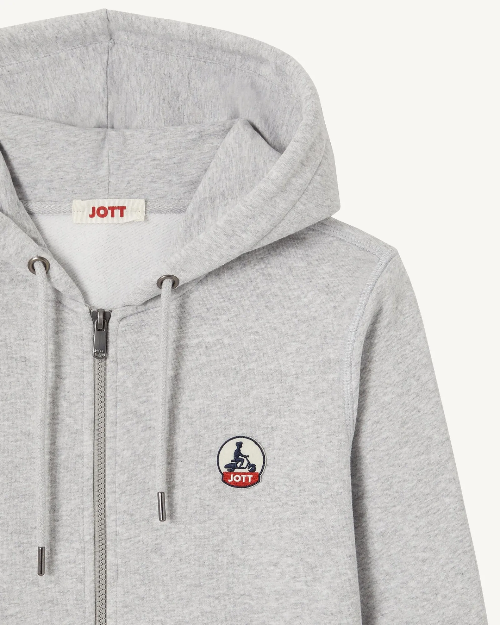 Sweat A Capuche Femme En Coton Biologique Gris Chine Oaxaca*JOTT Clearance
