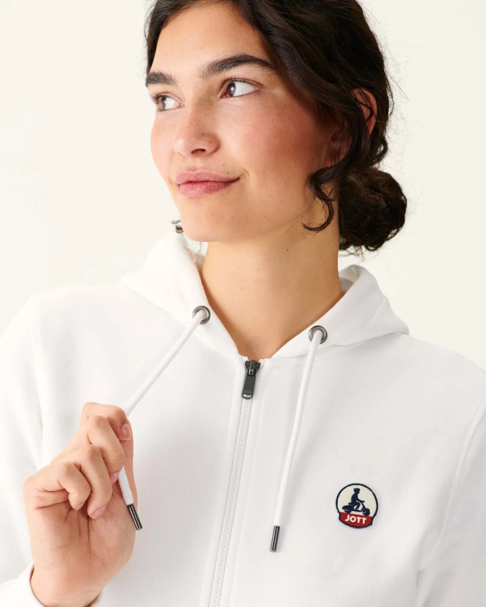 Sweat A Capuche Femme En Coton Biologique Blanc Oaxaca*JOTT Best