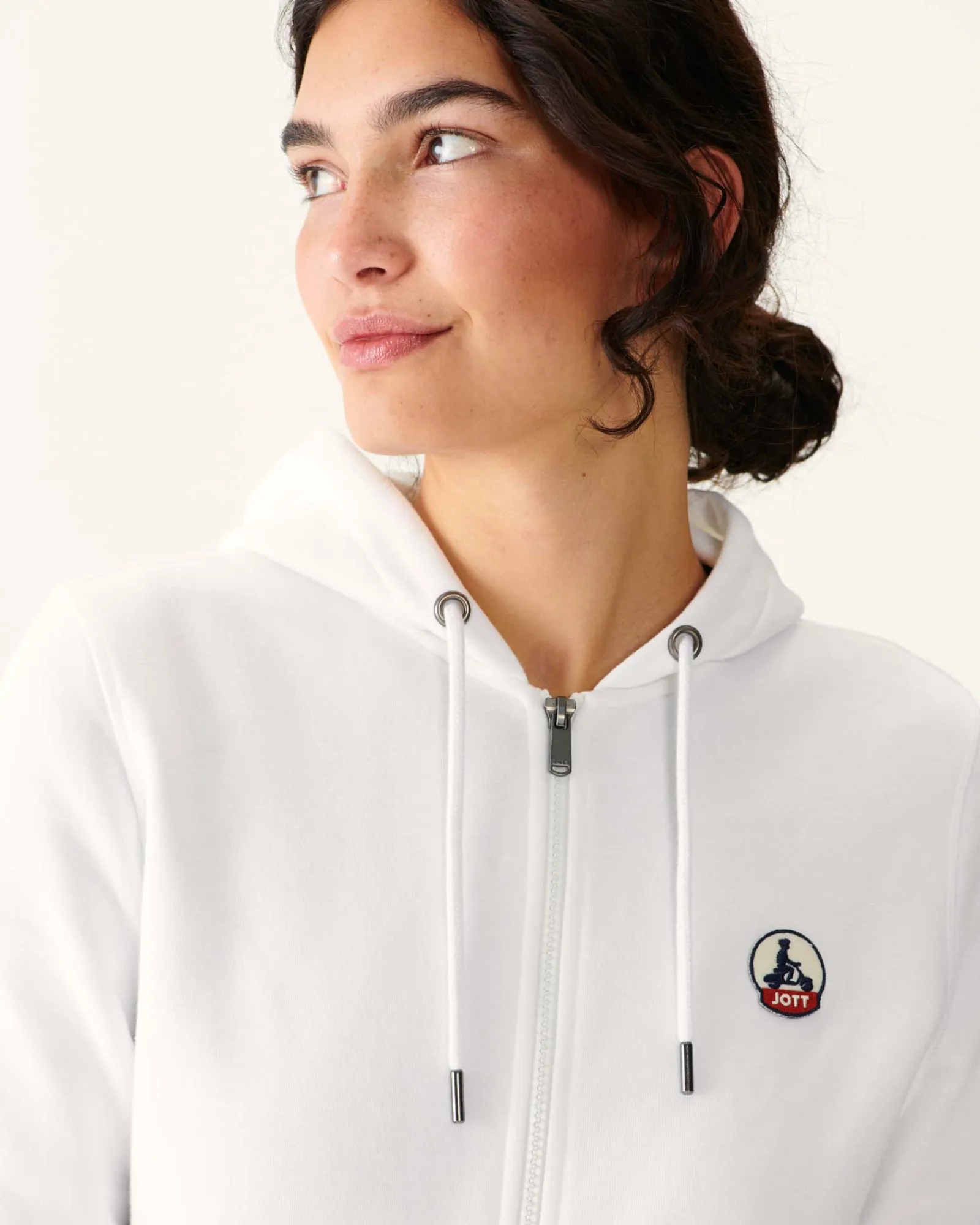 Sweat A Capuche Femme En Coton Biologique Blanc Oaxaca*JOTT Best