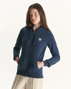 Sweat A Capuche Femme En Coton Biologique Marine Oaxaca*JOTT Fashion