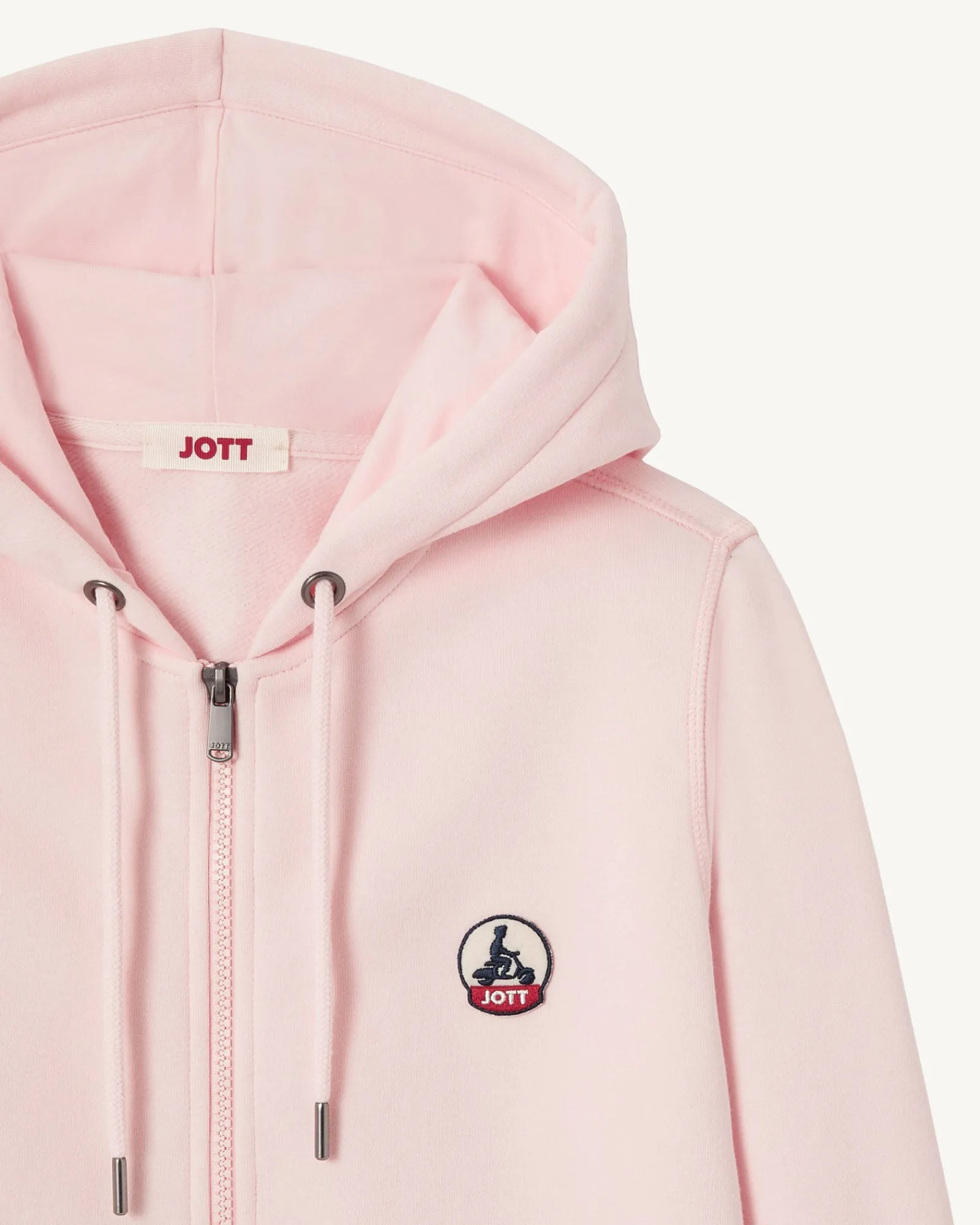 Sweat A Capuche Femme En Coton Biologique Rose Clair Oaxaca*JOTT Best