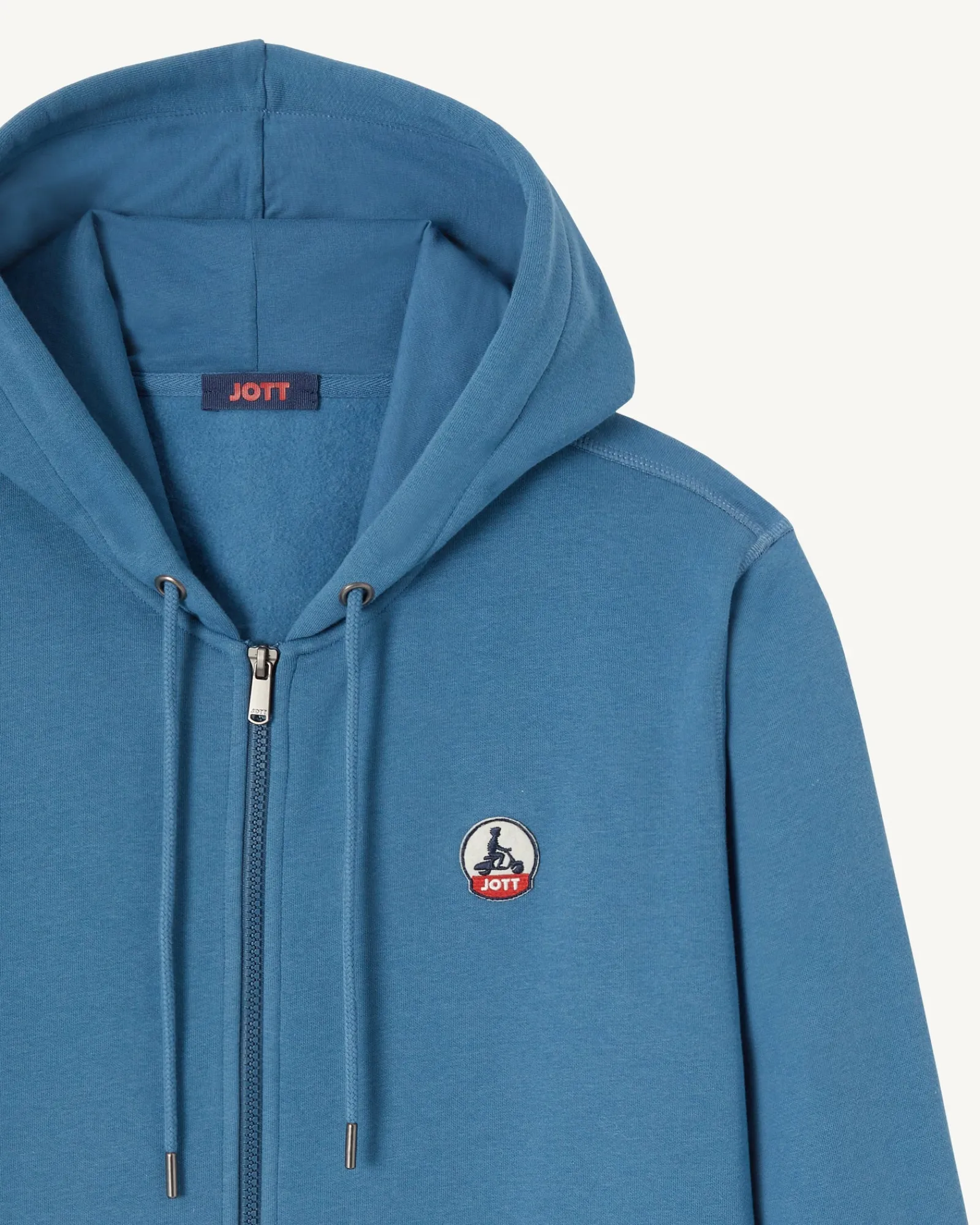 Sweat A Capuche Homme En Coton Biologique Bleu Jeans Mexico*JOTT Hot