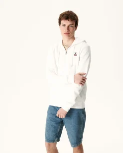 Sweat A Capuche Homme En Coton Biologique Blanc Mexico*JOTT Best Sale