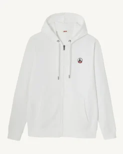 Sweat A Capuche Homme En Coton Biologique Blanc Mexico*JOTT Best Sale