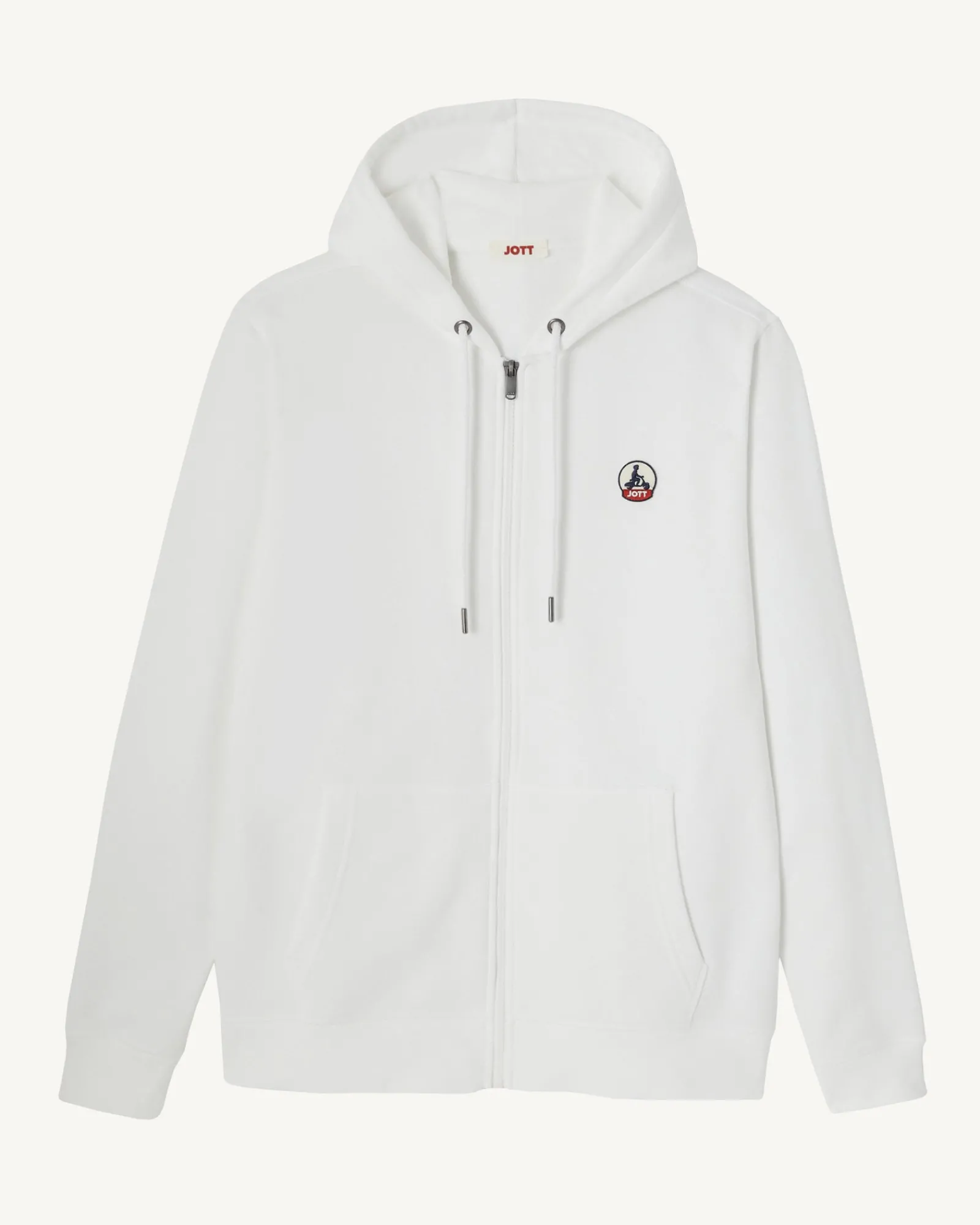 Sweat A Capuche Homme En Coton Biologique Blanc Mexico*JOTT Best Sale