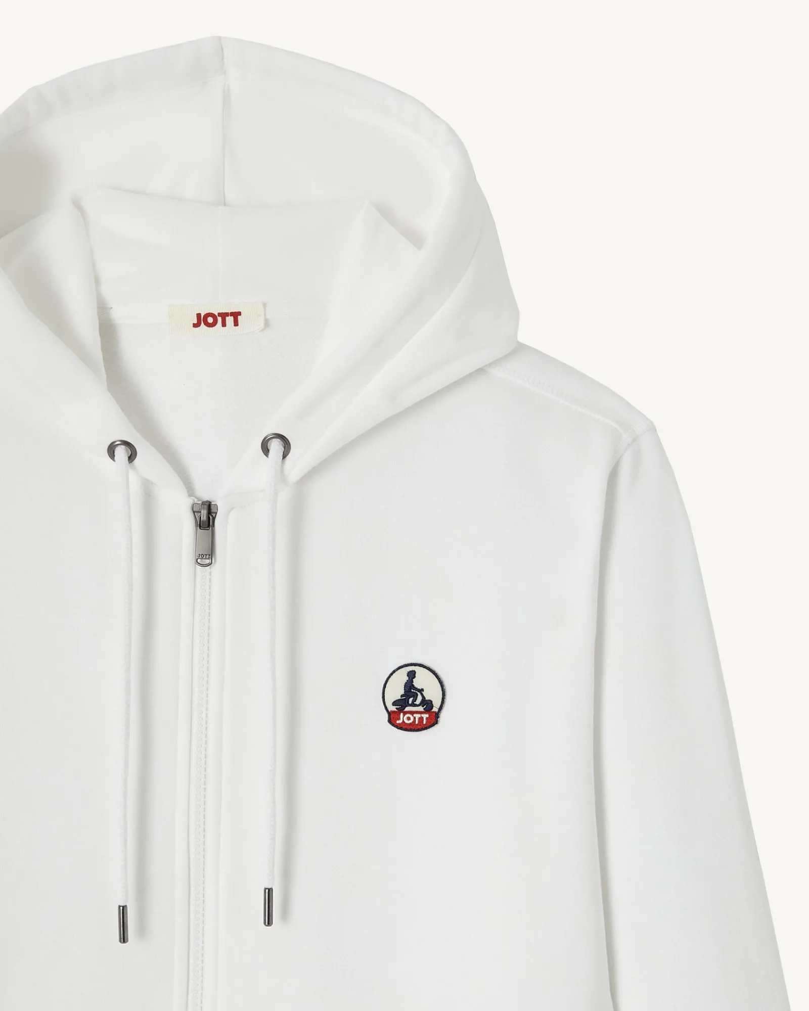 Sweat A Capuche Homme En Coton Biologique Blanc Mexico*JOTT Best Sale