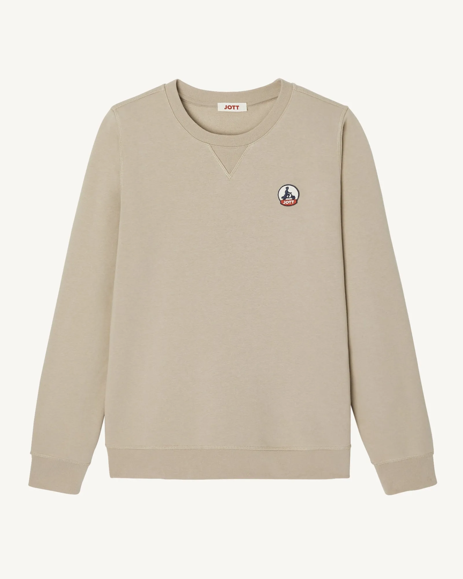 Sweat En Coton Biologique Beige Elvas*JOTT Hot