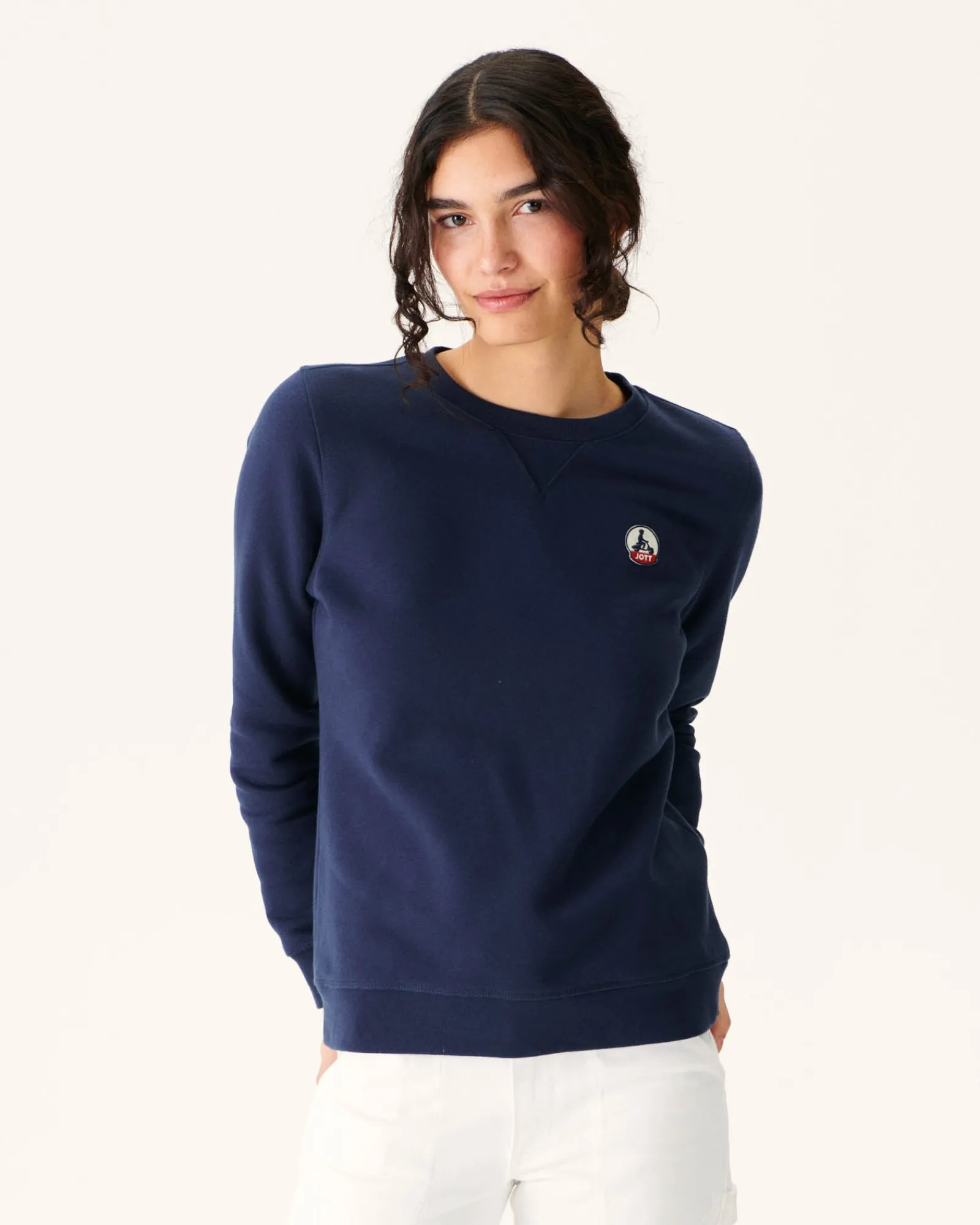 Sweat En Coton Biologique Marine Elvas*JOTT Cheap