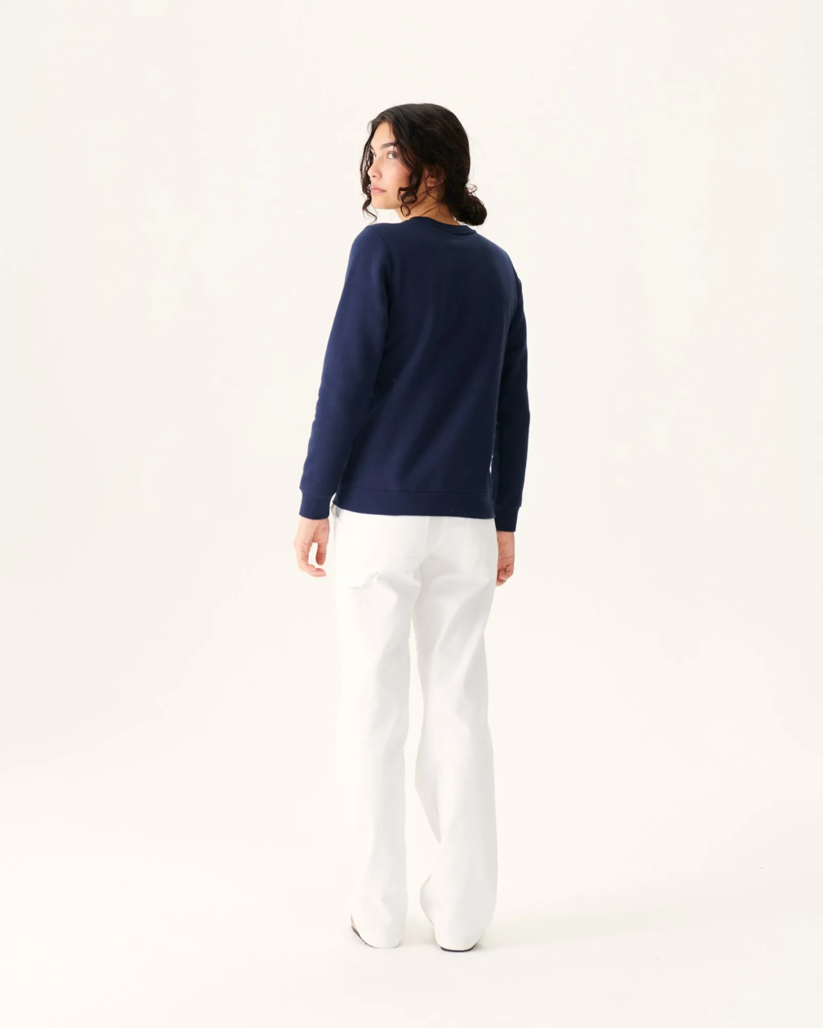 Sweat En Coton Biologique Marine Elvas*JOTT Cheap