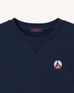Sweat En Coton Biologique Marine Elvas*JOTT Cheap