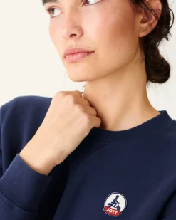 Sweat En Coton Biologique Marine Elvas*JOTT Cheap