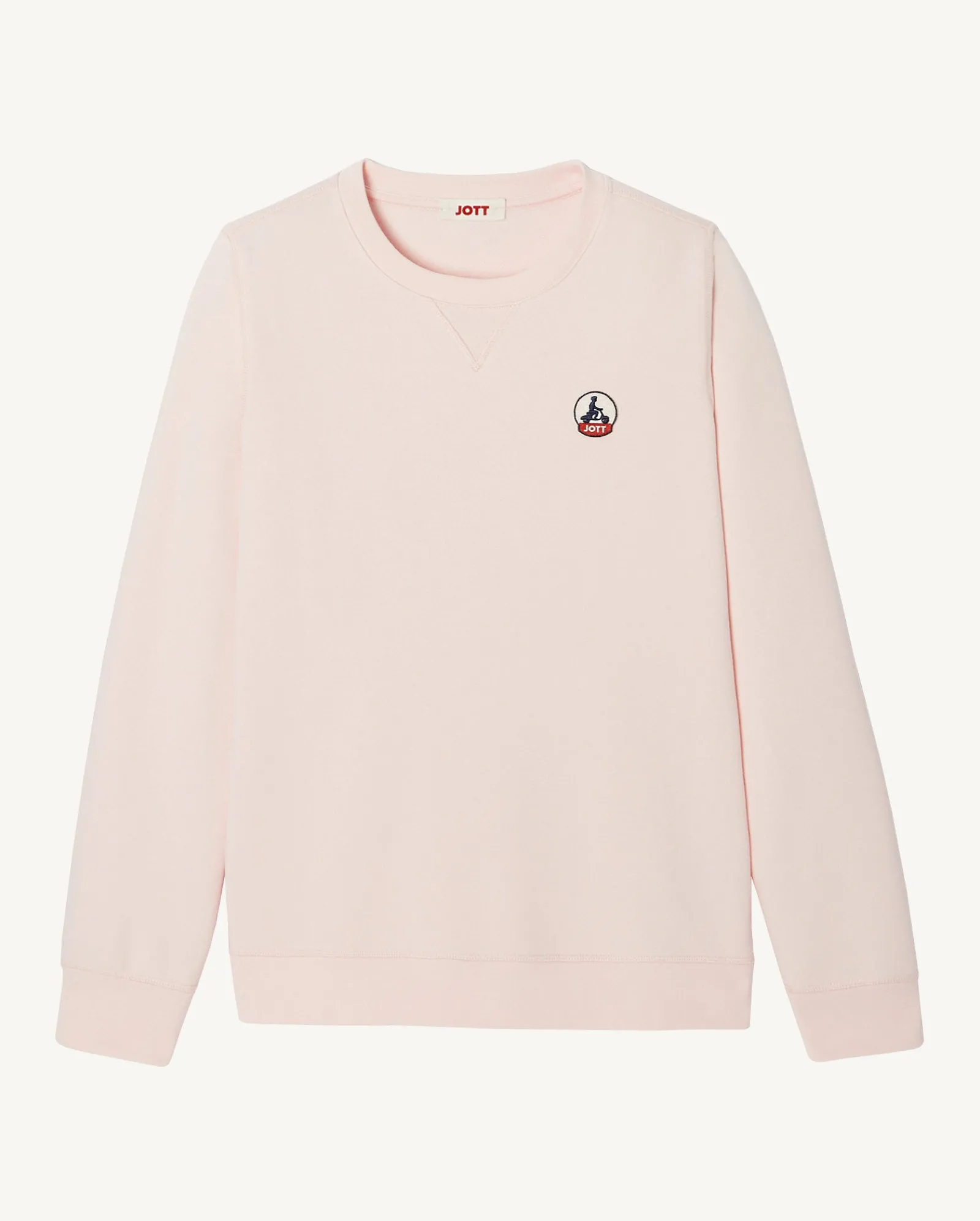 Sweat En Coton Biologique Rose Clair Elvas*JOTT Store