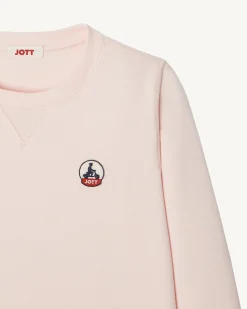Sweat En Coton Biologique Rose Clair Elvas*JOTT Store