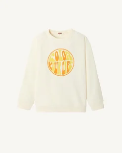 Sweat En Coton Biologique Ecru Enfant Catalan*JOTT Discount