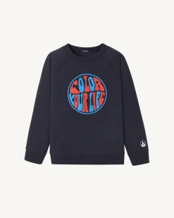 Sweat En Coton Biologique Marine Enfant Catalan*JOTT Outlet