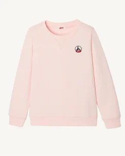 Sweat Enfant En Coton Biologique Rose Clair Barcelos*JOTT Discount