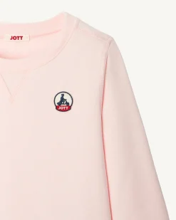Sweat Enfant En Coton Biologique Rose Clair Barcelos*JOTT Discount