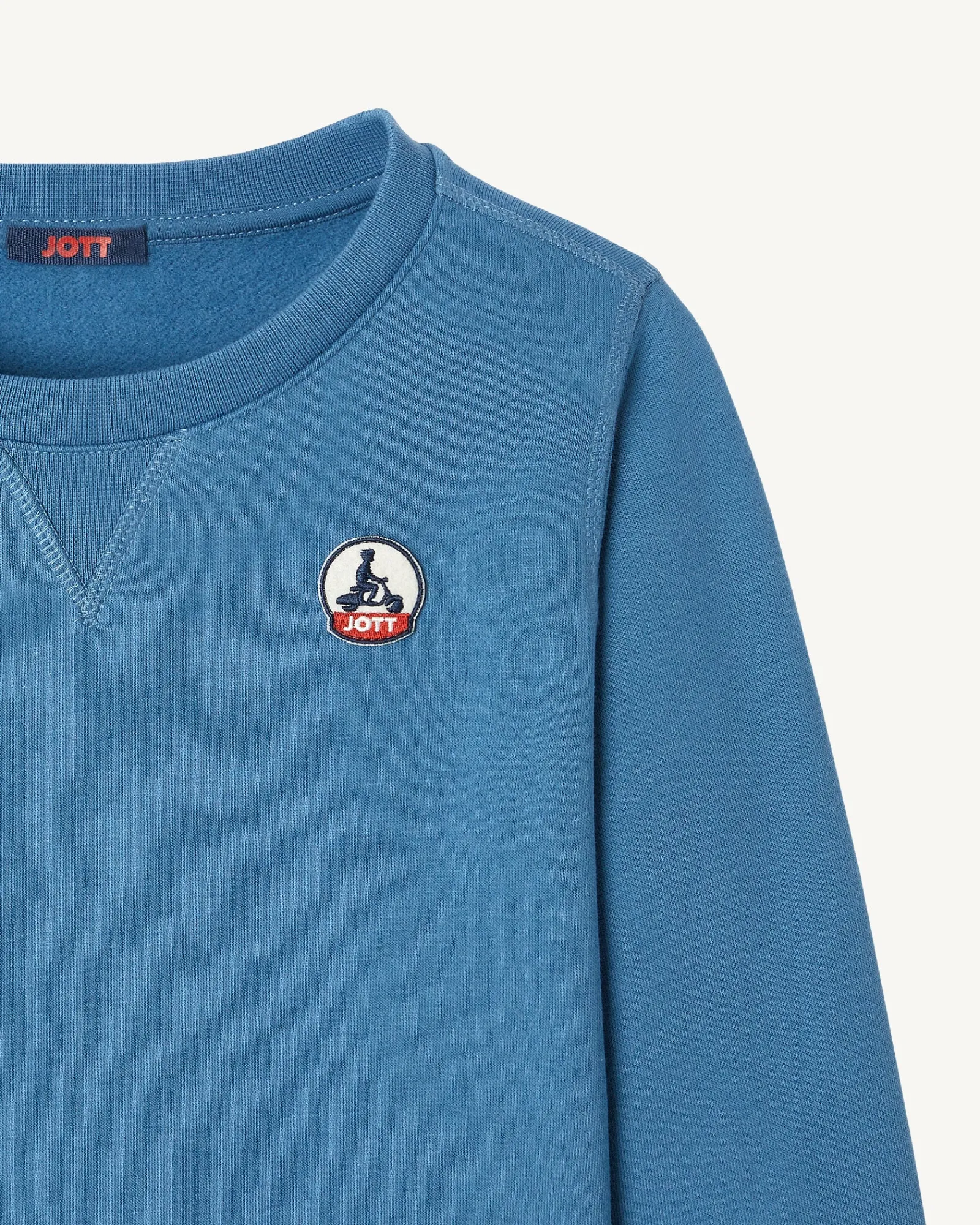 Sweat Enfant En Coton Biologique Bleu Jeans Barcelos*JOTT Best Sale