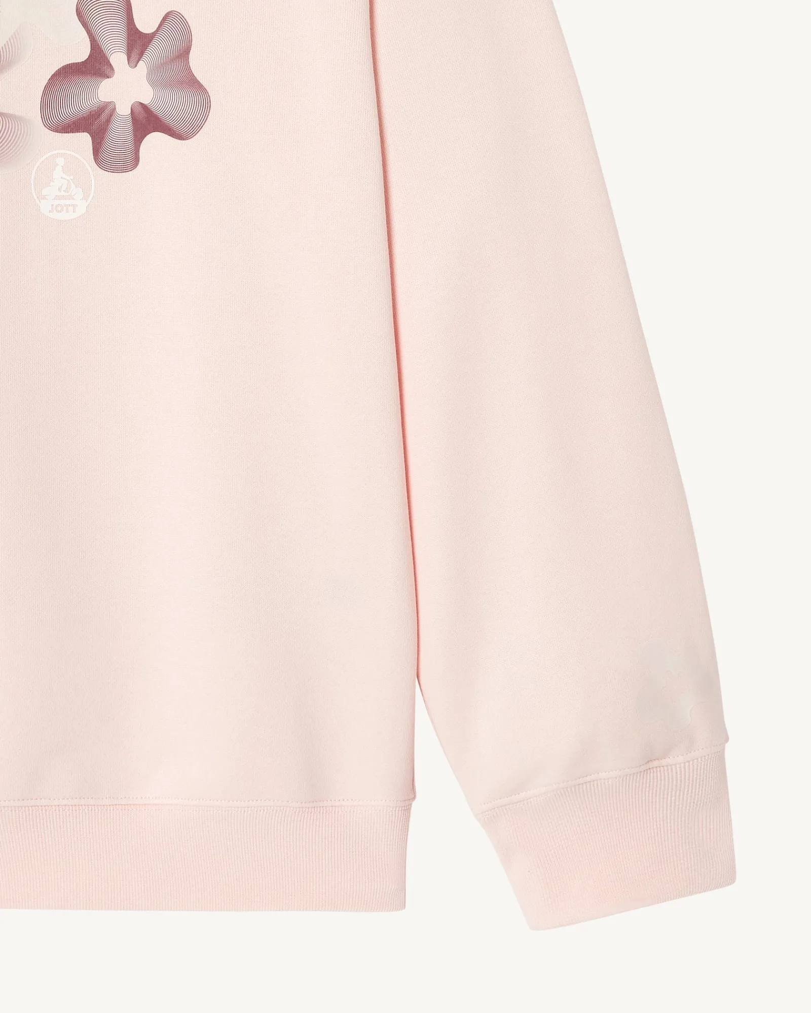 Sweat Fleuri Femme En Coton Biologique Rose Clair Medina*JOTT Best