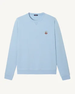 Sweat Homme En Coton Biologique Bleu Clair Braga*JOTT Best