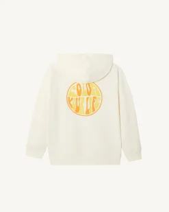 Sweat Molleton A Capuche Femme En Coton Biologique Ecru Monteria*JOTT Cheap