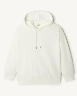 Sweat Molleton A Capuche Femme En Coton Biologique Blanc Monteria*JOTT Cheap