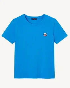 T-Shirt Enfant En Coton Biologique Col Rond Azur Rio*JOTT Shop