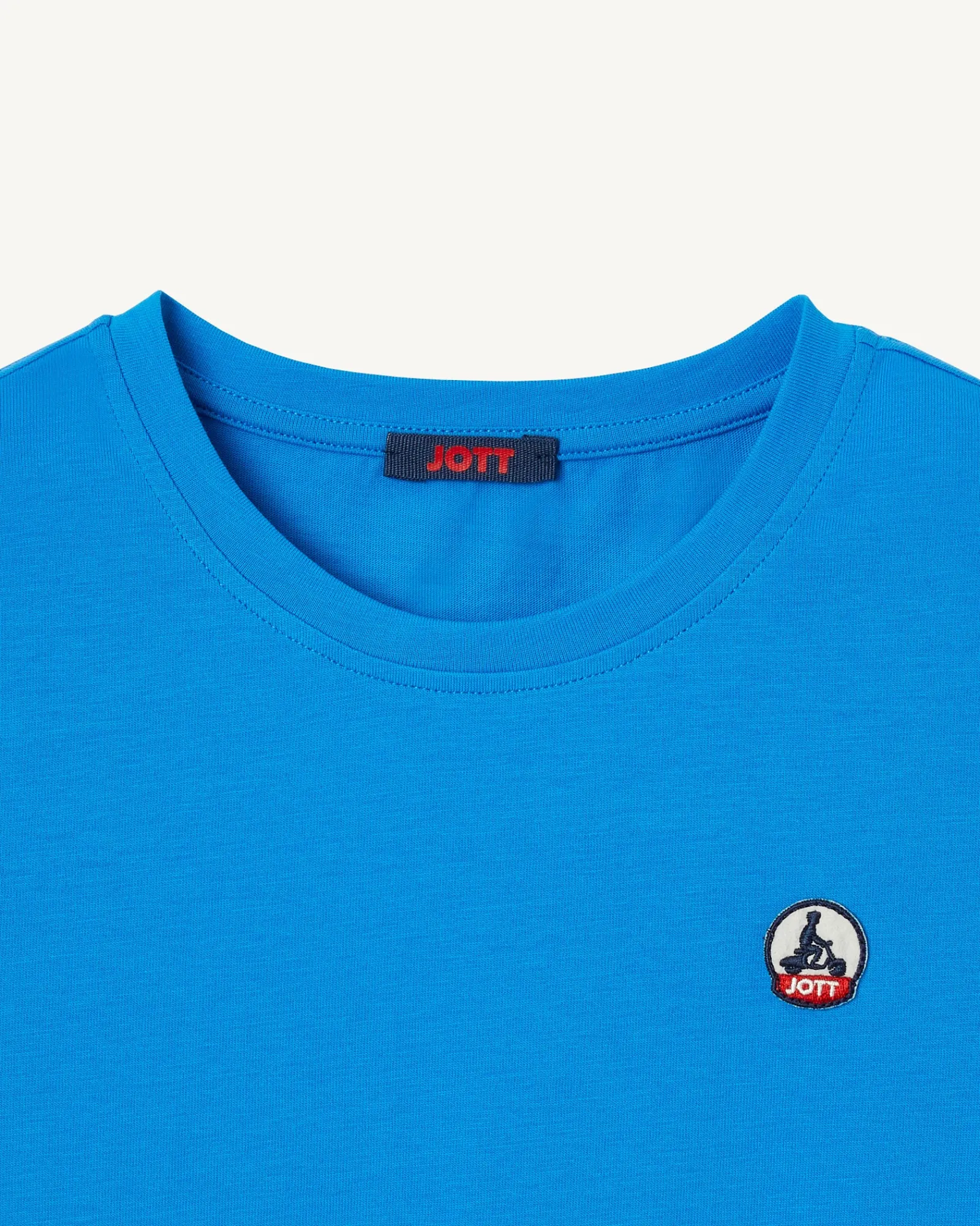 T-Shirt Enfant En Coton Biologique Col Rond Azur Rio*JOTT Shop