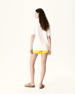 T-Shirt Femme En Coton Biologique Blanc Adela*JOTT New