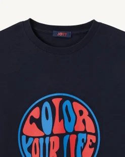 T-Shirt Femme En Coton Biologique Marine Adela*JOTT Cheap