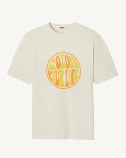 T-Shirt Femme En Coton Biologique Ecru Adela*JOTT Sale