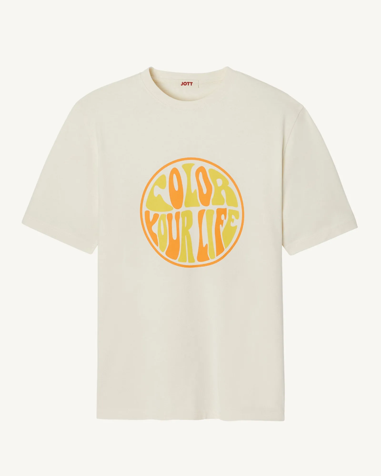 T-Shirt Femme En Coton Biologique Ecru Adela*JOTT Sale
