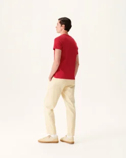 T-Shirt Homme En Coton Biologique Rouge Benito*JOTT Hot