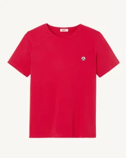 T-Shirt Homme En Coton Biologique Rouge Pietro*JOTT Hot