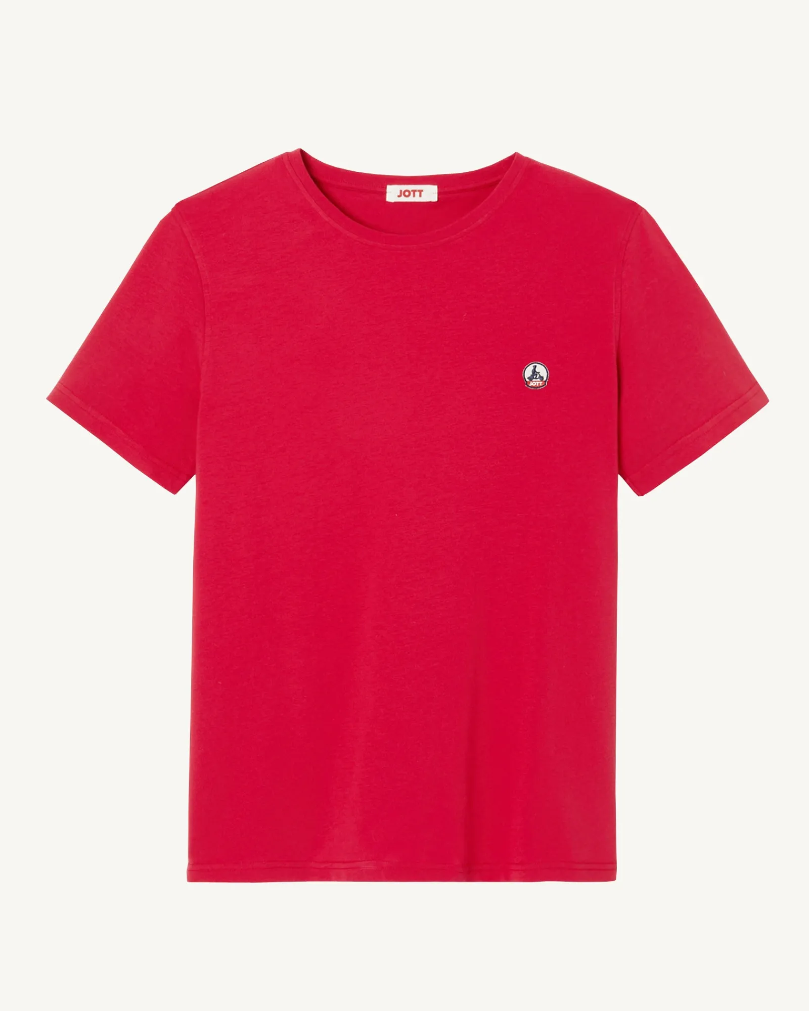 T-Shirt Homme En Coton Biologique Rouge Pietro*JOTT Hot