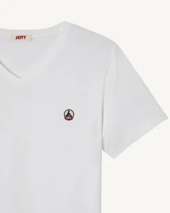 T-Shirt Homme En Coton Biologique Blanc Benito*JOTT Best