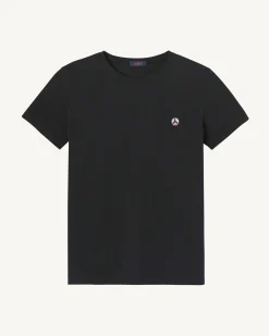 T-Shirt Homme En Coton Biologique Noir Pietro*JOTT Flash Sale