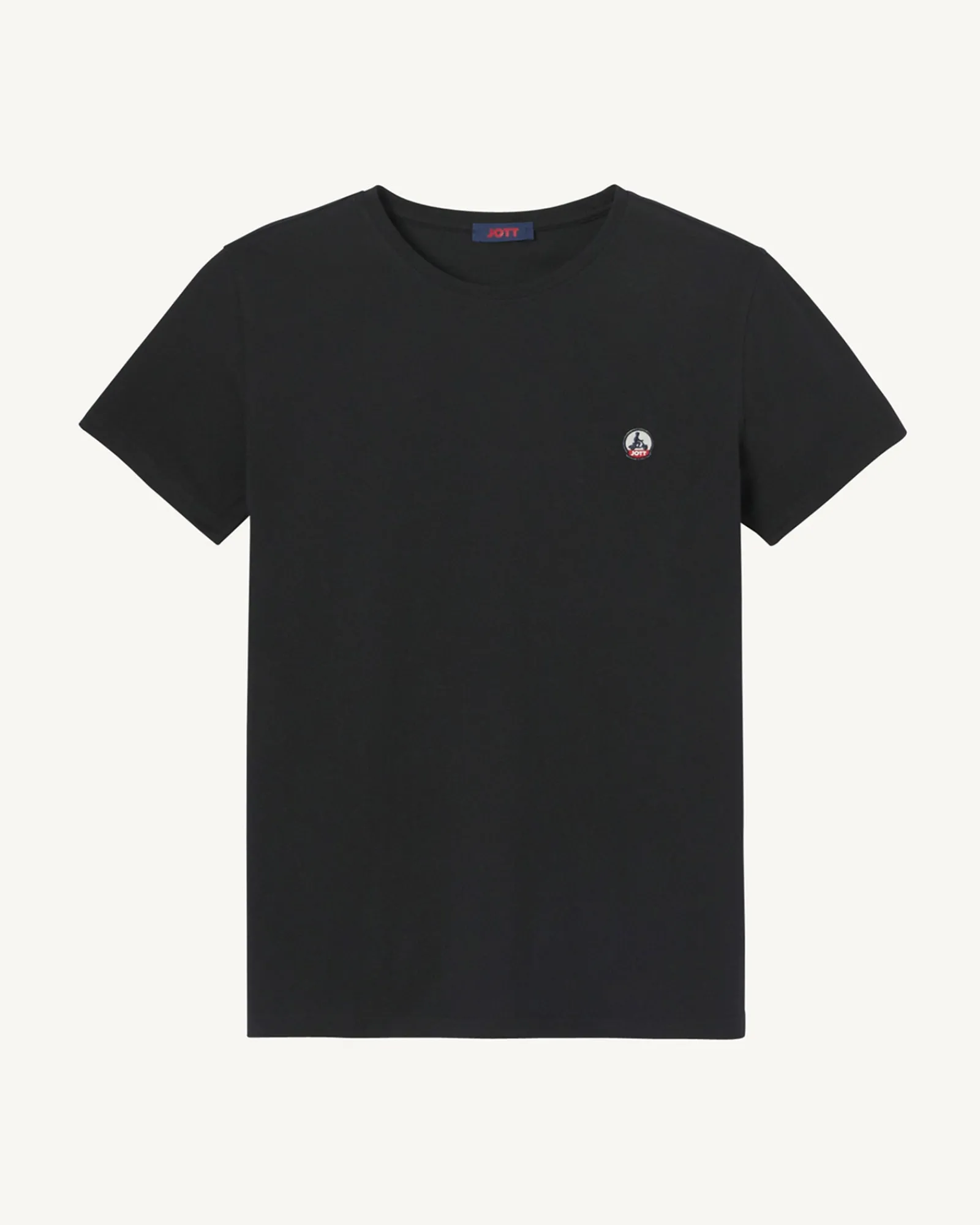 T-Shirt Homme En Coton Biologique Noir Pietro*JOTT Flash Sale