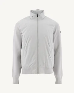 Veste A Capuche Bi-Matiere Gris Clair Bardenas*JOTT Flash Sale