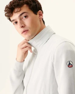 Veste A Capuche Bi-Matiere Gris Clair Bardenas*JOTT Flash Sale