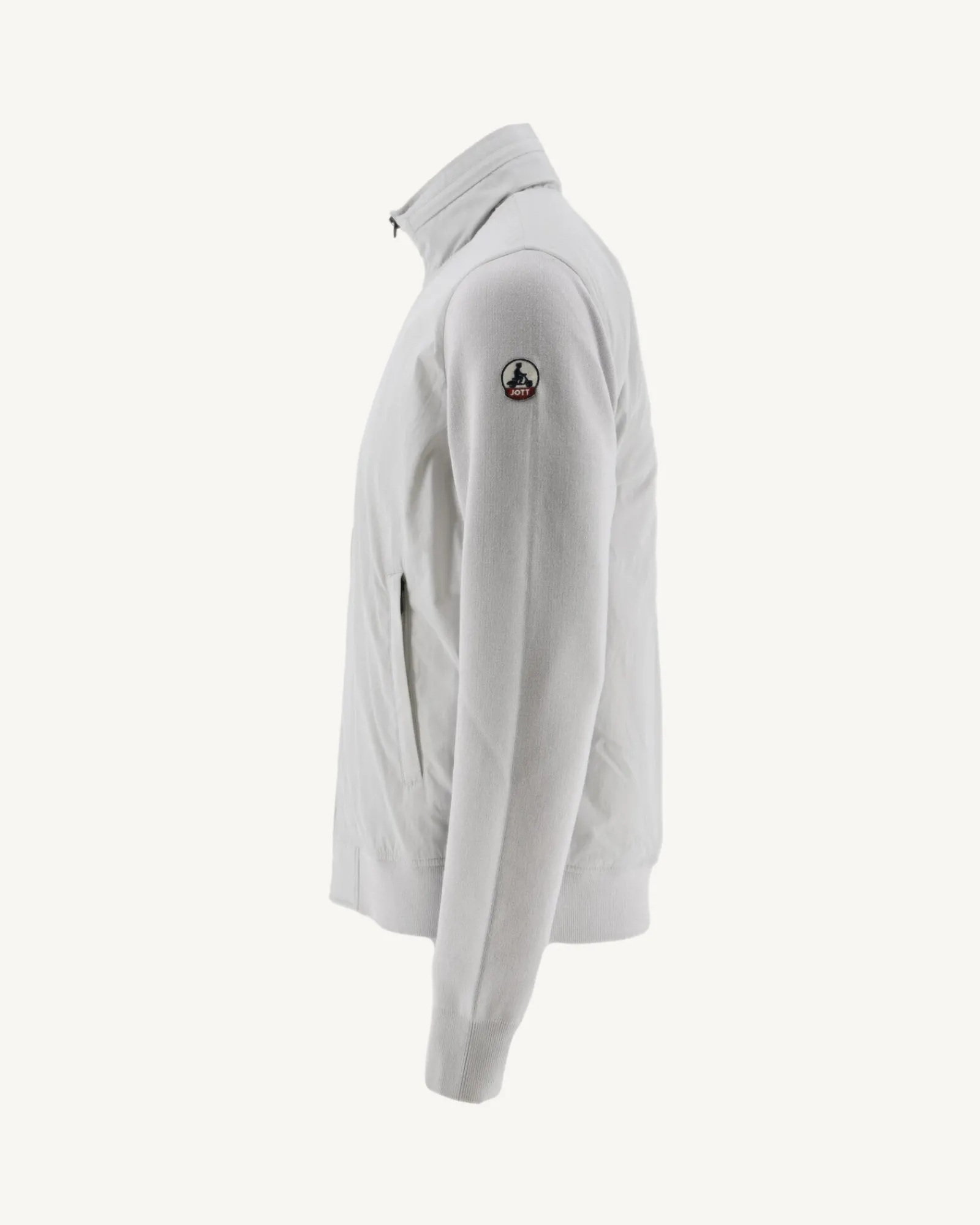 Veste A Capuche Bi-Matiere Gris Clair Bardenas*JOTT Flash Sale