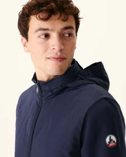 Veste A Capuche Bi-Matiere Marine Bardenas*JOTT Online