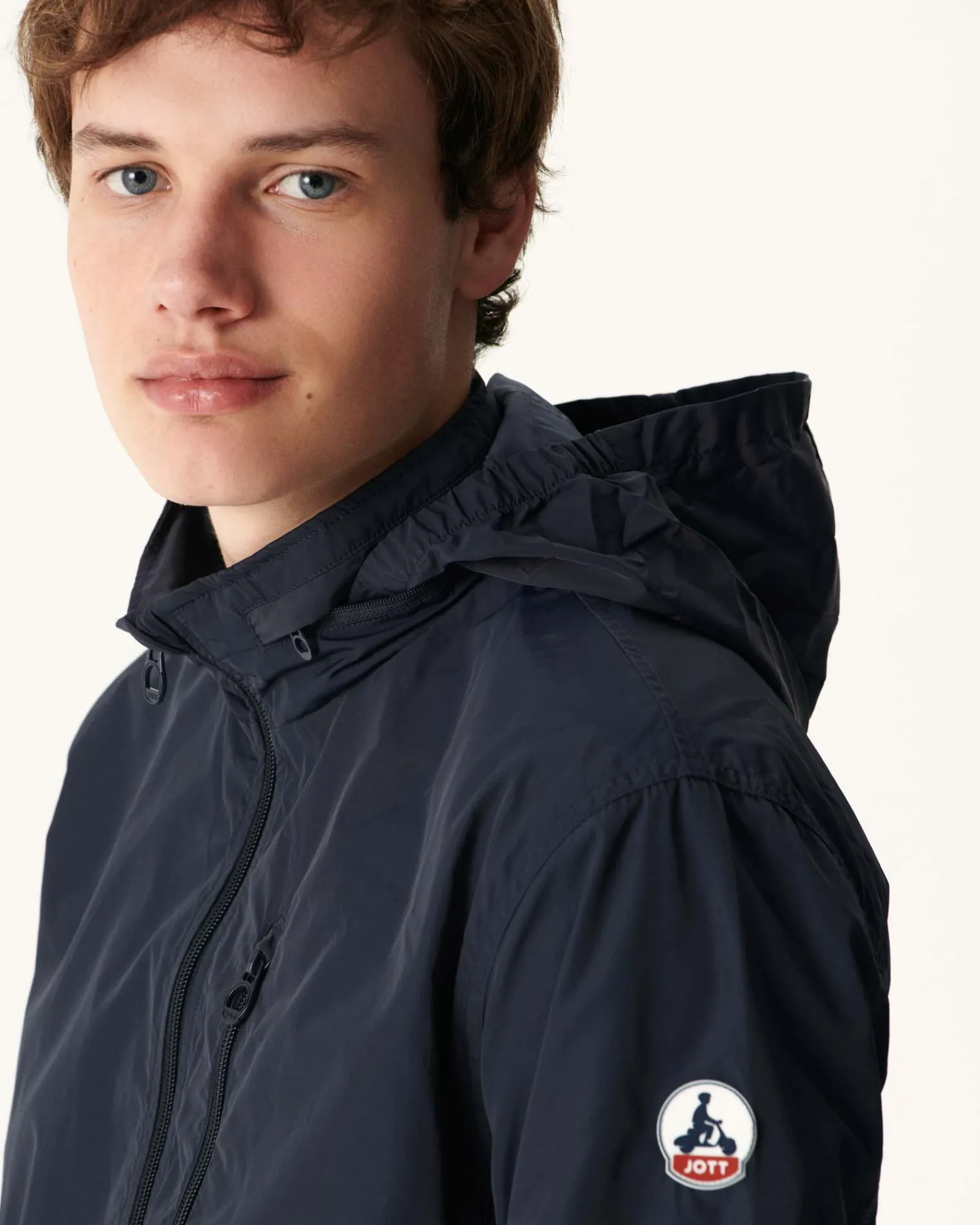 Veste A Capuche Pochonnable Marine Oregon*JOTT Sale