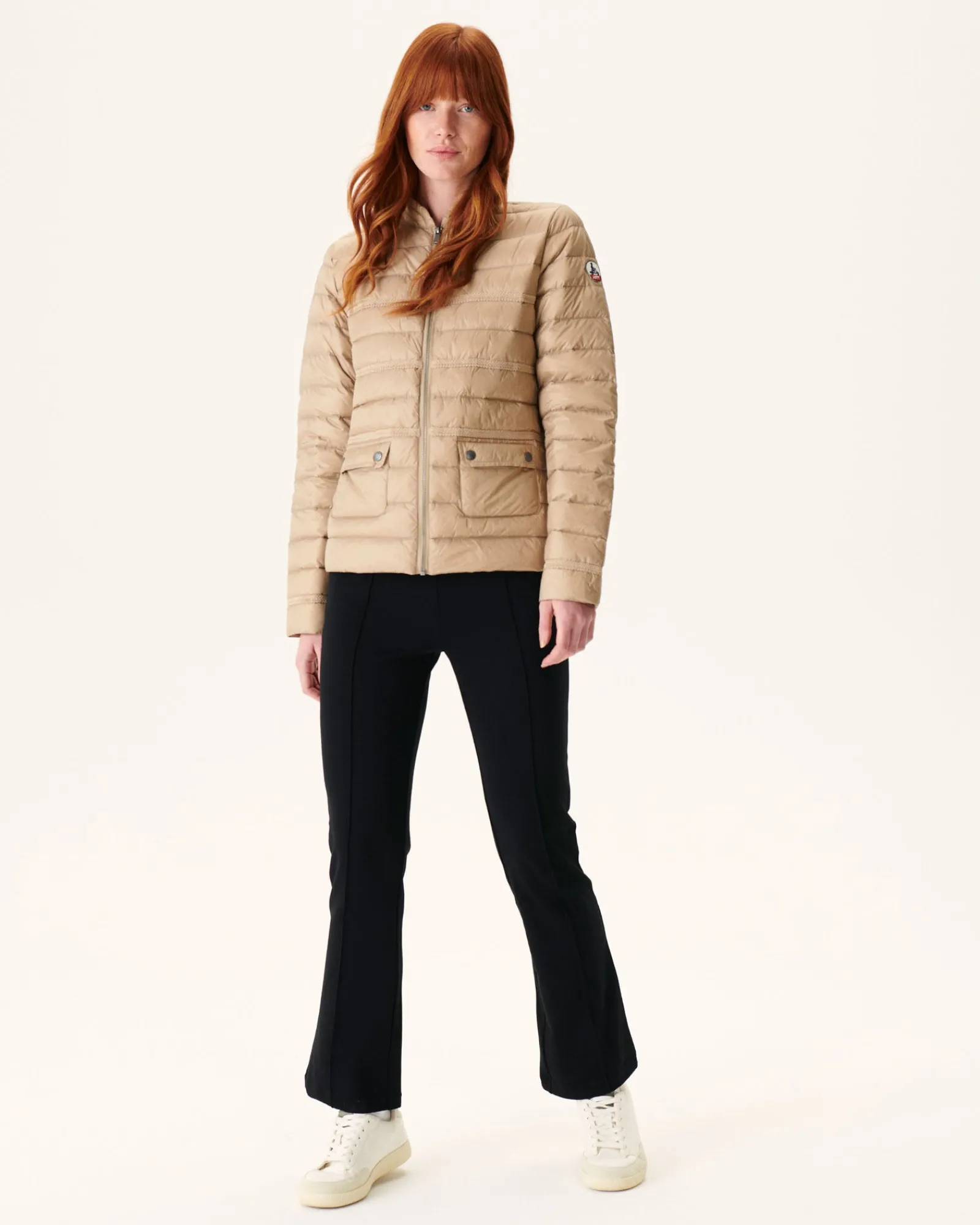 Veste Courte Legere Beige Andorra*JOTT Hot