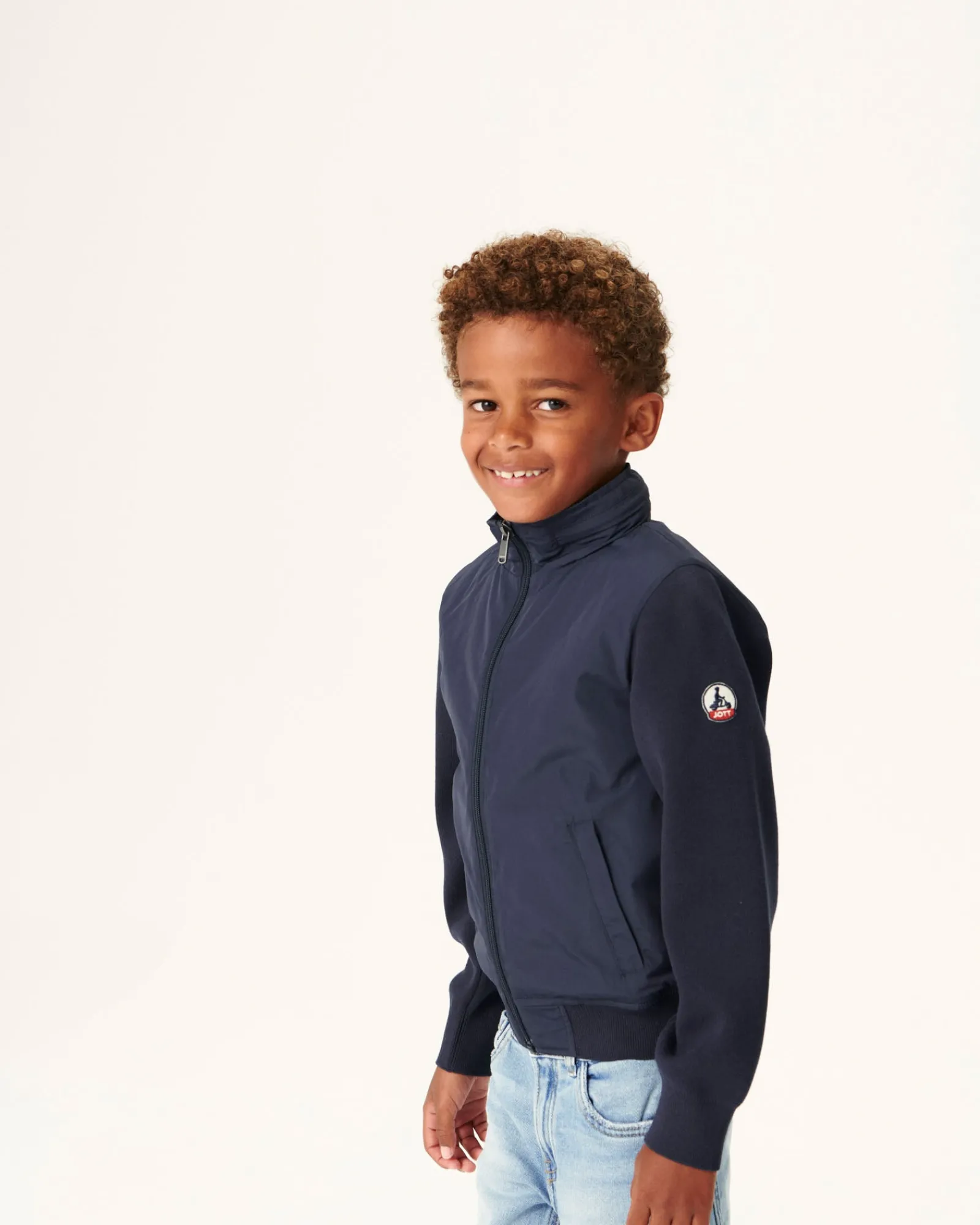 Veste Legere A Capuche Marine Enfant Real*JOTT Flash Sale